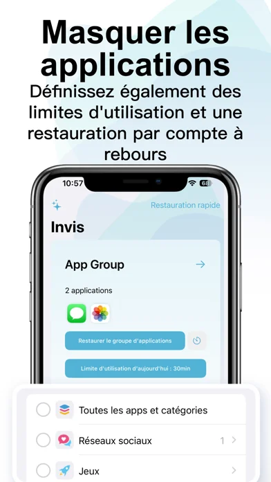 Invis App Screenshot - fr